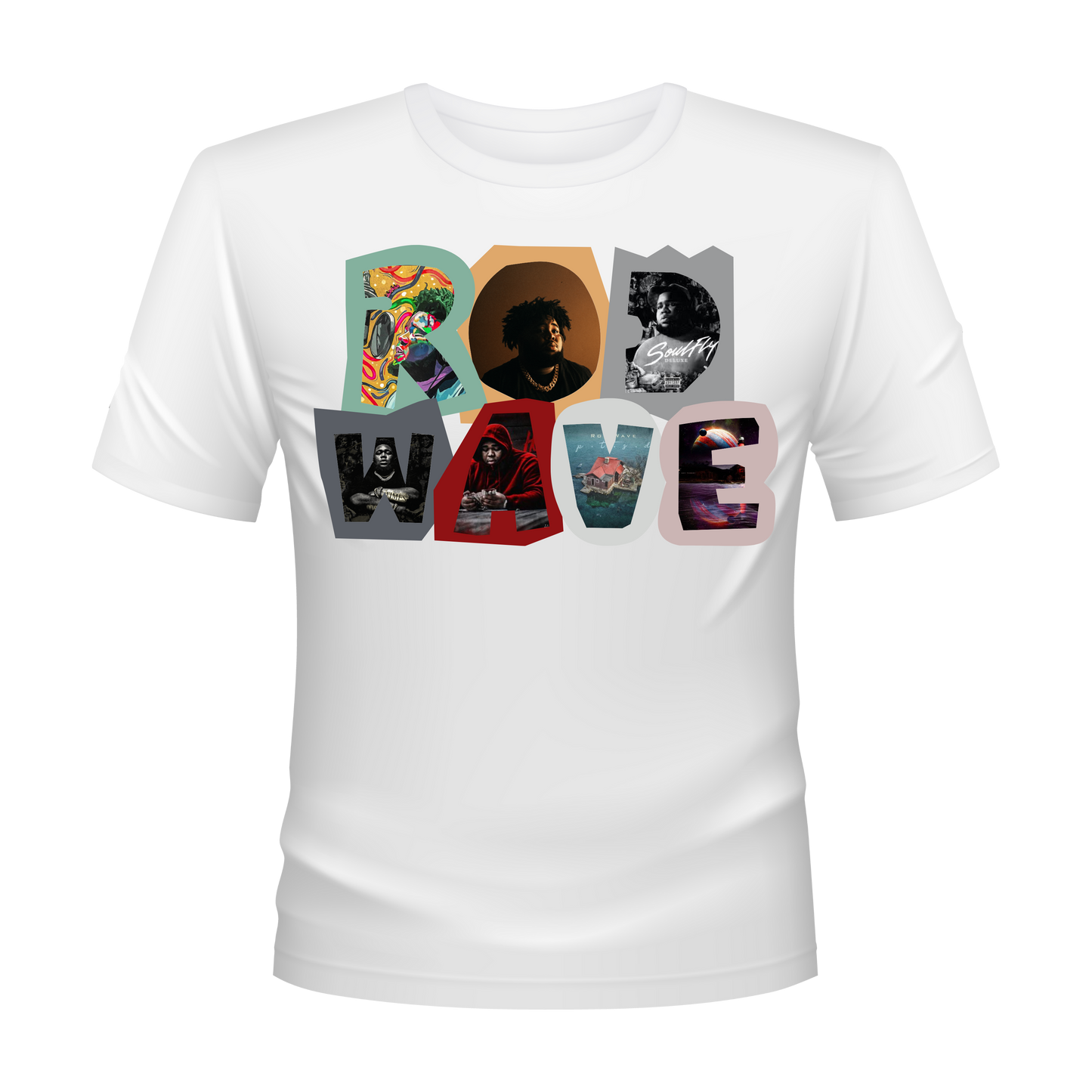 Rod Wave Album Cover Collage Tee